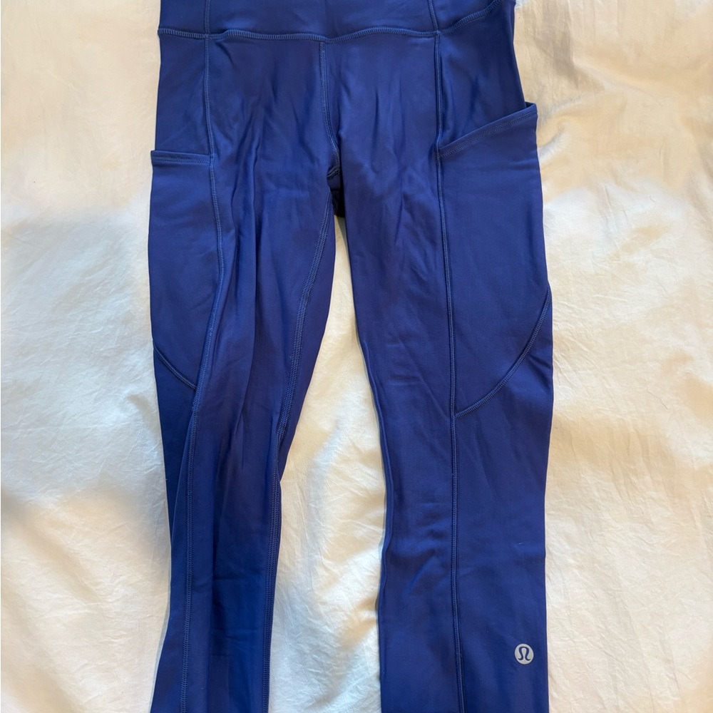 lululemon fast and free size 2 23” inch leggings with Side Pockets